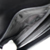 Prada nylon bifold wallet with triangle logo in black