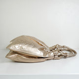 ロエベ アナグラム ナッパレザー ハンドバッグ ゴールド レディース - NEWSED