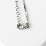 エムエムシックス メゾン マルジェラ プレート シルバー ネックレス - NEWSED