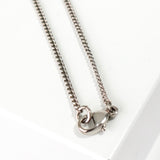 シャネル カメリア ココマーク ネックレス シルバー / ブラック - NEWSED