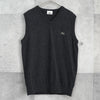 Lacoste 徽标贴片针织背心（灰色）