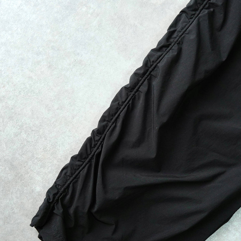 アレキサンダー ワン ロゴ シャーリング ナイロンパンツ トラックパンツ ブラック - NEWSED