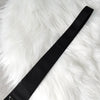 Prada Triangle Plaque Triangle Logo Narrow Tie Black