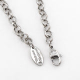 ヴィヴィアン ウエストウッド ラージ オーブ ラインストーン シルバー ロングネックレス - NEWSED