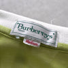 Burberry 复古徽标刺绣长袖 Polo 衫（绿色）