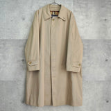 バーバリー ヴィンテージ ノバチェック裏地 ステンカラコート ベージュ - NEWSED