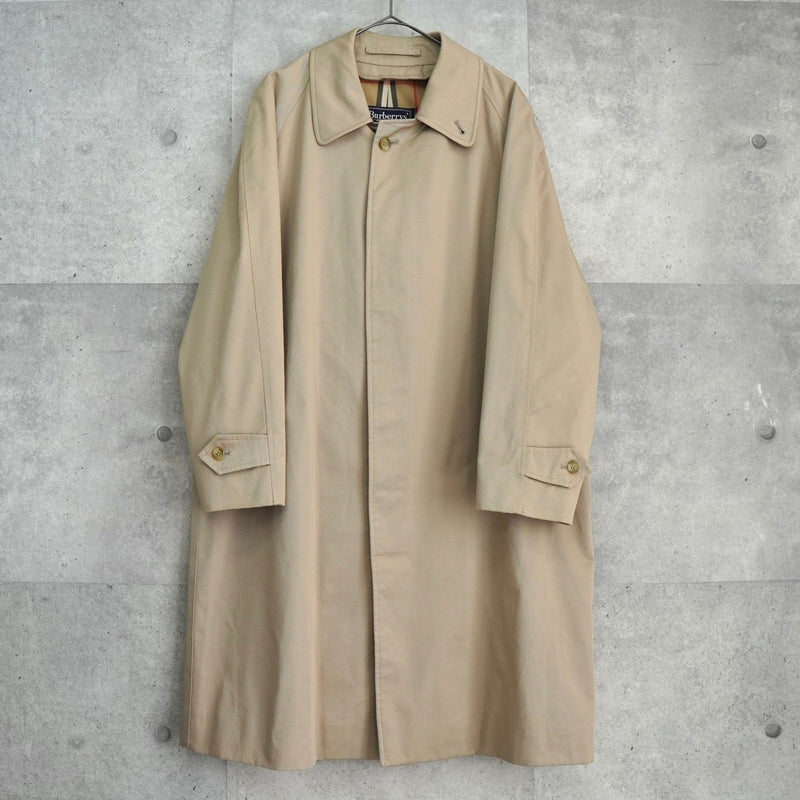バーバリー ヴィンテージ ノバチェック裏地 ステンカラコート ベージュ - NEWSED