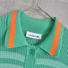 Lacoste 绿色徽标短袖针织衫