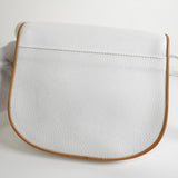 セリーヌ トリオンフ レザー ショルダーバッグ ホワイト - NEWSED