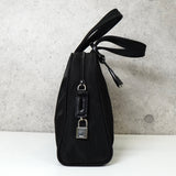 プラダ テスート ポコノ ナイロン トライアングルロゴ ハンドバッグ ブラック - NEWSED
