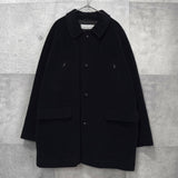 ヴァレンティノ ヴィンテージ ウール ミドルコート ブラック - NEWSED