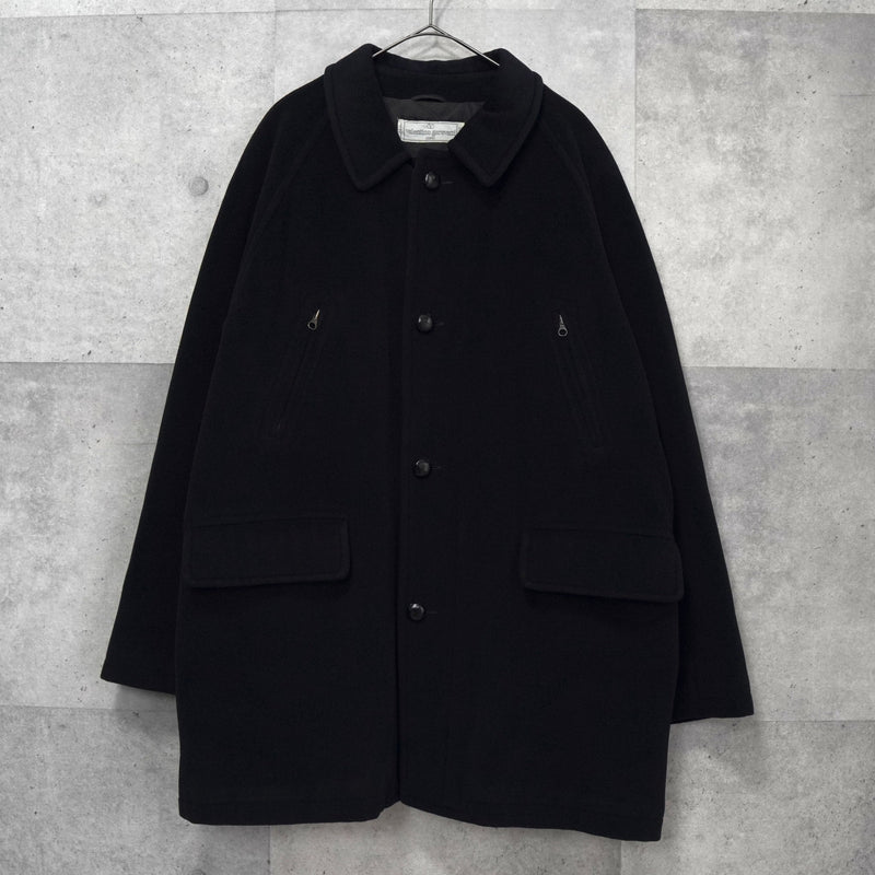 ヴァレンティノ ヴィンテージ ウール ミドルコート ブラック - NEWSED