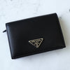プラダ サフィアーノレザー 二つ折り財布 ブラック