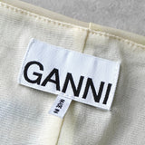 ガニー 総柄 半袖 ロングワンピース ライム - NEWSED