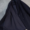 ラコステ ウールコート チェスターコート オーバーコート ネイビー