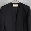 クロエ ブラックフォーマル ノーカラージャケット 総裏地