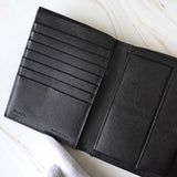 プラダ トライアングルロゴ ナイロン 三つ折り財布 ブラック 箱付き - NEWSED