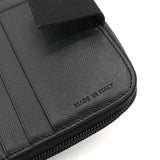 プラダ トライアングルロゴ テスート ラウンドファスナー 二つ折り財布 ブラック - NEWSED