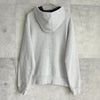 ポロ ラルフローレン フェルトロゴ フルジップ パーカー ライトグレー