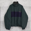 チャップス ラルフローレン ヴィンテージ ダウンジャケット 中綿ジャケット ブルゾン ロゴ 刺繍 カーキ/ネイビー