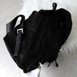 プラダ ポコノ テスート ナイロン / レザー リュックサック ブラック ギャランティカード付き - NEWSED