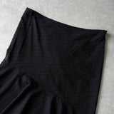 ジャンポール ゴルチエ フェム ストライプ柄 シングル テーラードジャケット スカート セットアップ ブラック - NEWSED