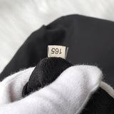 プラダ ポコノ テスート ナイロン サフィアーノ レザー ハンドバッグ ワンハンドル 三角プレート ブラック - NEWSED