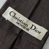 Christian Dior Vintage Shadow Trotter 领带，棕色