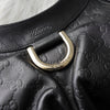 Gucci Abbey Guccissima 黑色单肩包