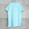 Polo Ralph Lauren Logo Border Short Sleeve Polo Shirt Blue/White