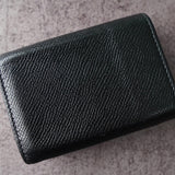 バレンシアガ ロゴ レザー 三つ折財布 ブラック - NEWSED