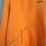 ステューシー フーディー パーカー オレンジ - NEWSED