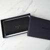 Prada nylon bifold wallet with triangle logo in black