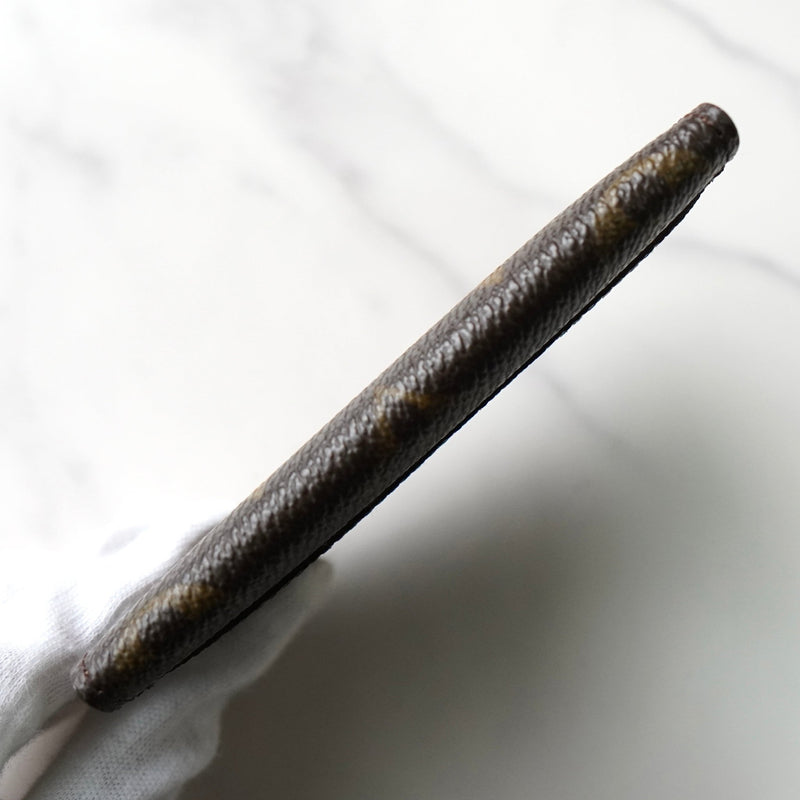 ルイヴィトン モノグラム ポルトカルトヴィジット カードケース ブラウン - NEWSED