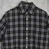 Burberry Nova 格纹泡泡纱短袖衬衫（黑色）