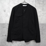 ノンネイティブ ノーカラージャケット ブラックメンズ - NEWSED
