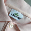 Lacoste 徽标短袖 Polo 衫（淡粉色）