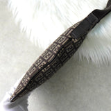 フェンディ ズッキーノ キャンバス ショルダーバッグ サコッシュ ブラウン - NEWSED