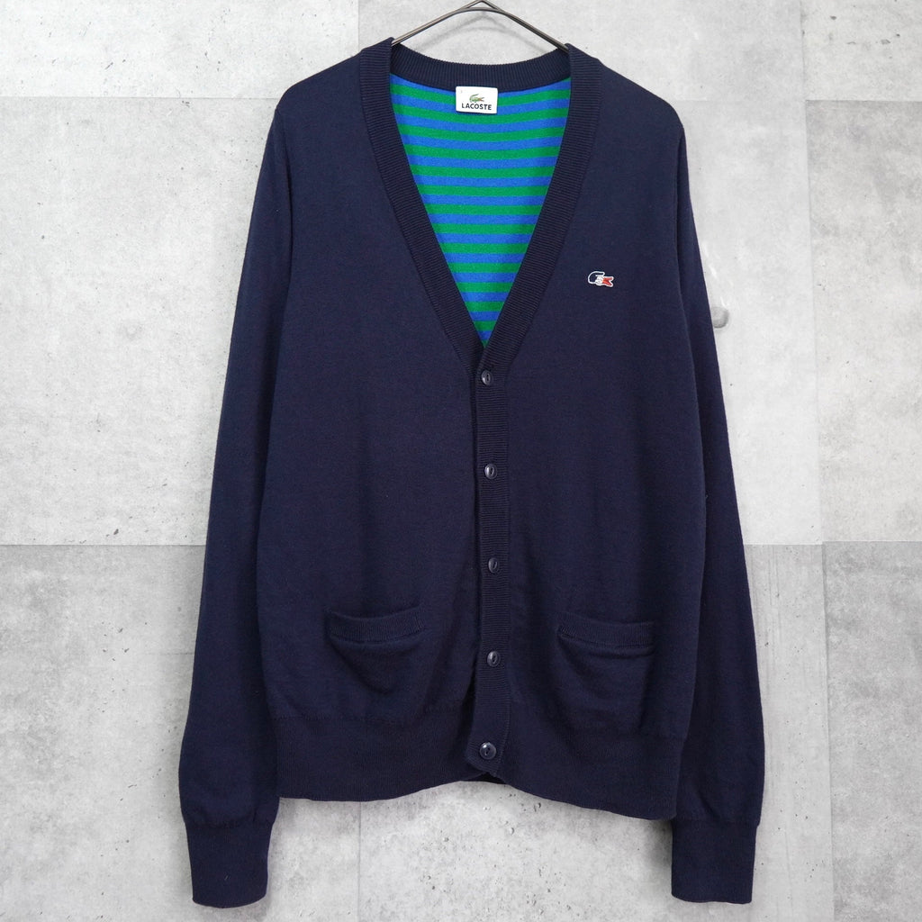 Lacoste 徽标贴片开衫 海军蓝