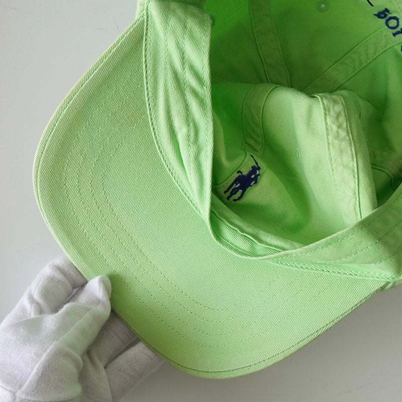 ポロ ラルフローレン ロゴ キャップ グリーン - NEWSED