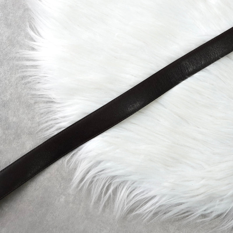 セリーヌ ヴィンテージ 輪馬車 サルキー レザー ベルト ブラック - NEWSED