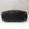 Chanel Coco Mark Wild Stitch Calfskin Handbag in Black