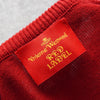 Vivienne Westwood Orb 刺绣开衫，红色，女款