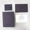 Prada Pocono Tessuto 尼龙皮革蝴蝶结手提包 黑色