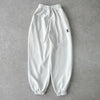 ウアロン ロゴ ジョガースウェットパンツ ホワイト レディース