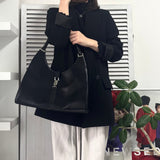 グッチ ジャッキー レザー トートバッグ ハンドバッグ ブラック - NEWSED