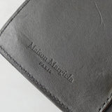 メゾン マルジェラ 四つタグ レザー ロングウォレット 長財布 グレー - NEWSED