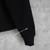 ロエベ アナグラム ショート丈 異素材切り替え スウェット レディース ブラック - NEWSED