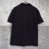 Loewe Anagram Embroidered Short Sleeve Polo Shirt in Navy
