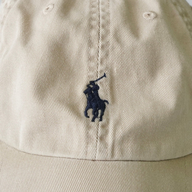 ラルフローレン ロゴ キャップ ベージュ - NEWSED